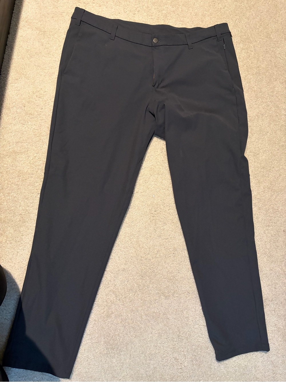 lululemon athletica Men's Black Performance Dress Pants